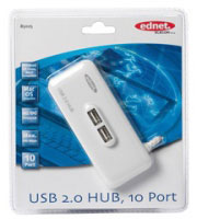 Ednet USB HUB 2.0, 10 Port (85025) Ednet USB HUB 2.0, 10 Port (85025)